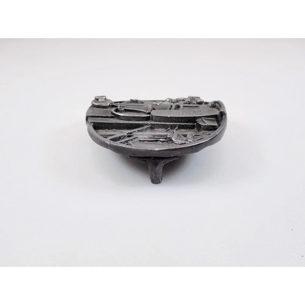 Vintage 1988 Siskiyou Belt Buckle American Communications Industry Telephone - Picture 5 of 12